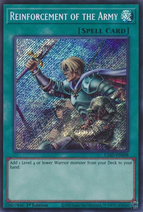 Reinforcement of the Army (Secret Rare) (L26D-ENS08) (Legendary Modern Decks 2026)