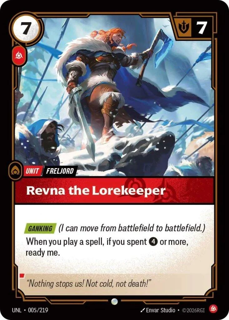 Revna the Lorekeeper (005/219) (Unleashed)