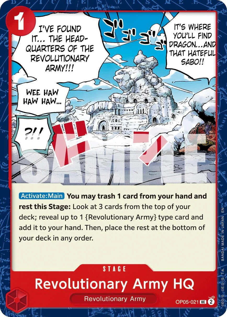 Revolutionary Army HQ (Reprint) (OP05-021) (Premium Booster -The Best- Vol. 2)