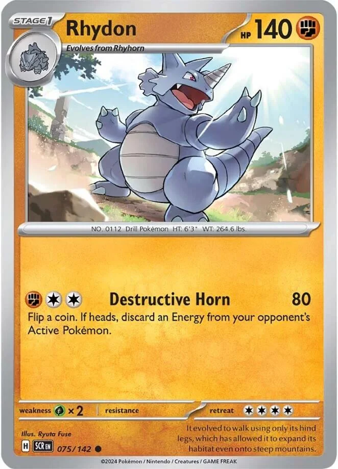 Rhydon (075/142) (SV07: Stellar Crown)