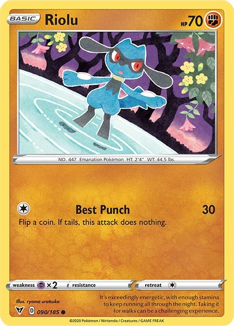 Riolu (090/185) (SWSH04: Vivid Voltage)