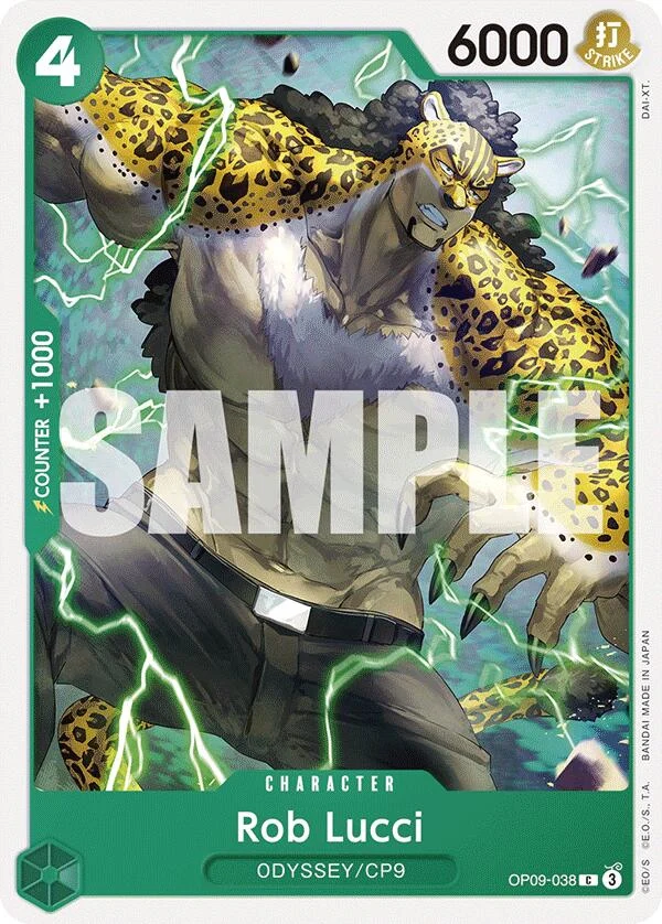 Rob Lucci (038) (OP09-038) (Emperors in the New World)