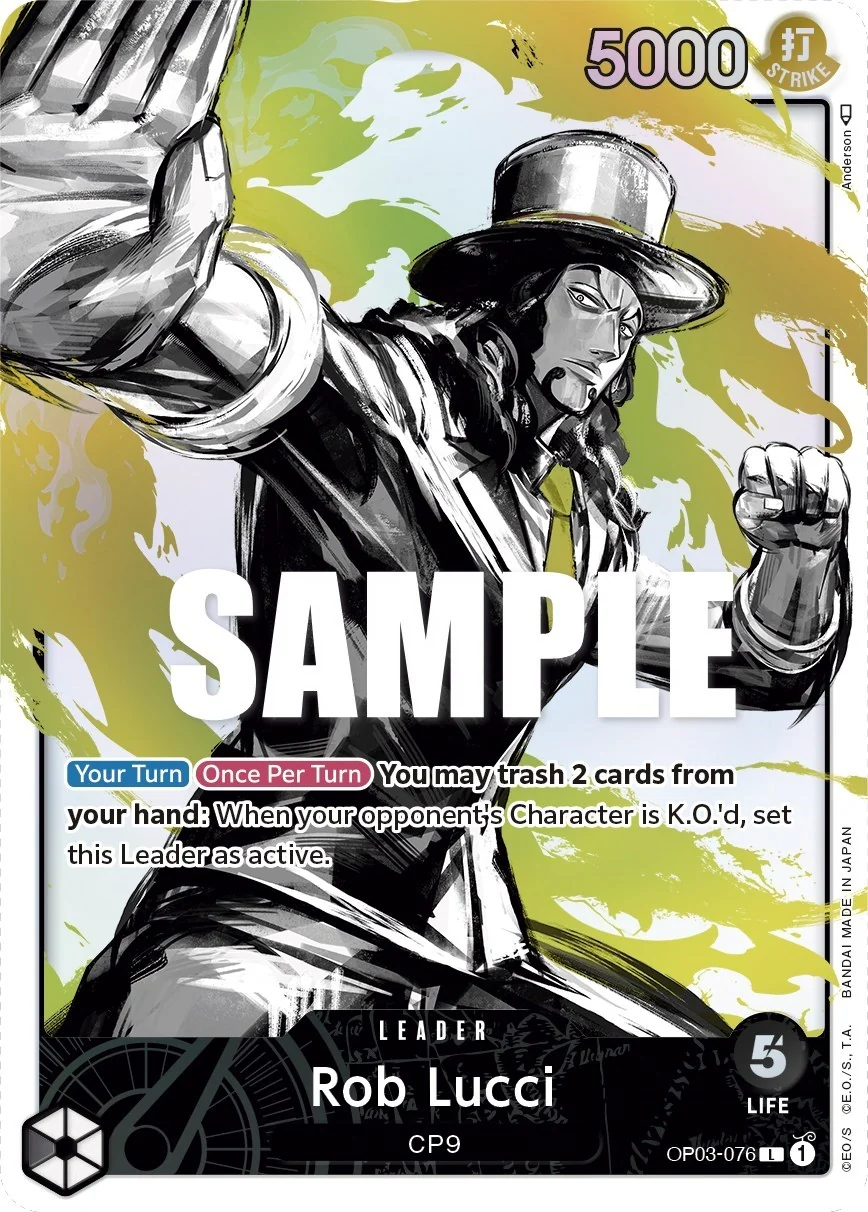 Rob Lucci (076) (Alternate Art) (OP03-076) (Pillars of Strength)