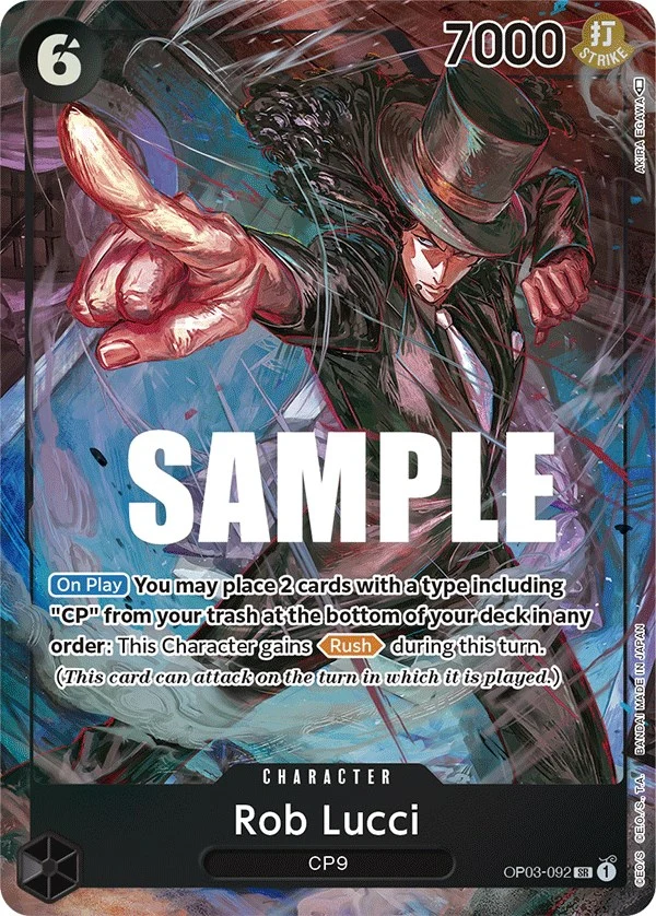 Rob Lucci (092) (Alternate Art) (OP03-092) (Pillars of Strength)