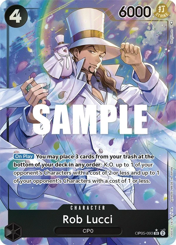 Rob Lucci (093) (Alternate Art) (OP05-093) (Awakening of the New Era)