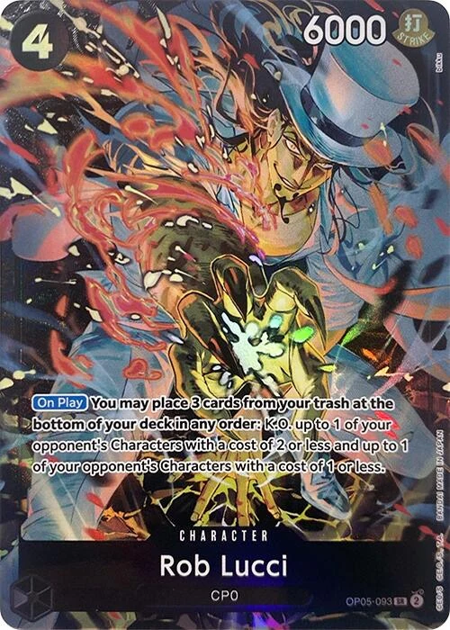 Rob Lucci (Illustration Box EX) (OP05-093) (One Piece Promotion Cards)