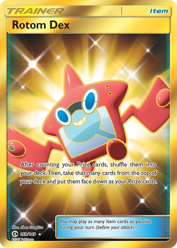 Rotom Dex (Secret) (159/149) (SM Base Set)