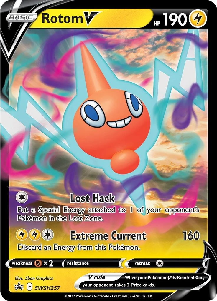 Rotom V - SWSH257 (SWSH257) (SWSH: Sword & Shield Promo Cards)
