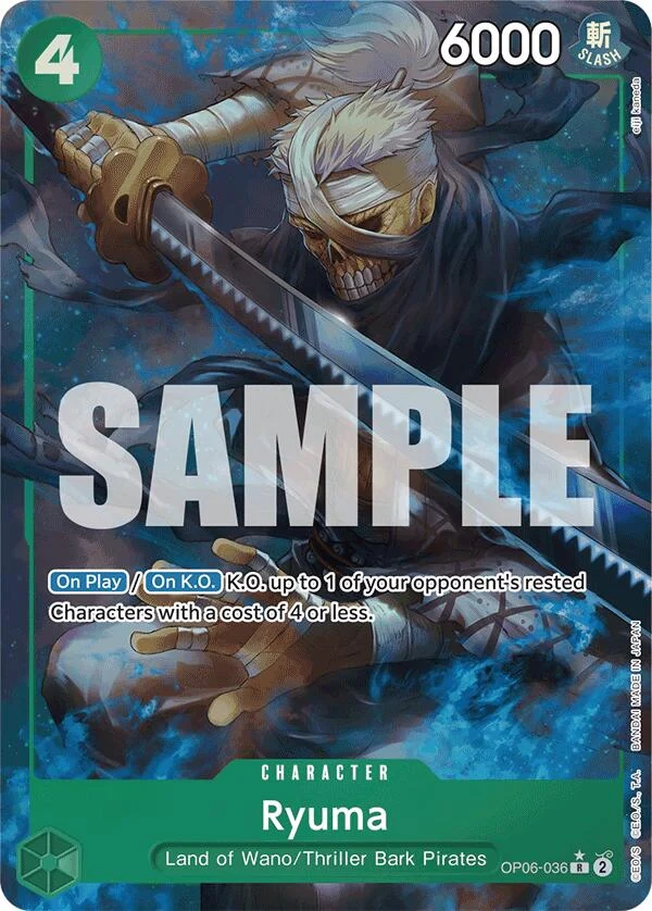 Ryuma (Full Art) (OP06-036) (Premium Booster -The Best-)