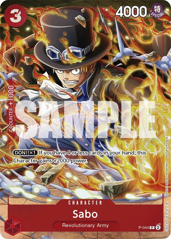 Sabo (Event Pack Vol. 4) (P-044) (One Piece Promotion Cards)
