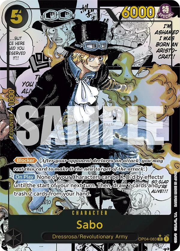 Sabo (OP04-083) (Manga) (OP04-083) (Premium Booster -The Best-)