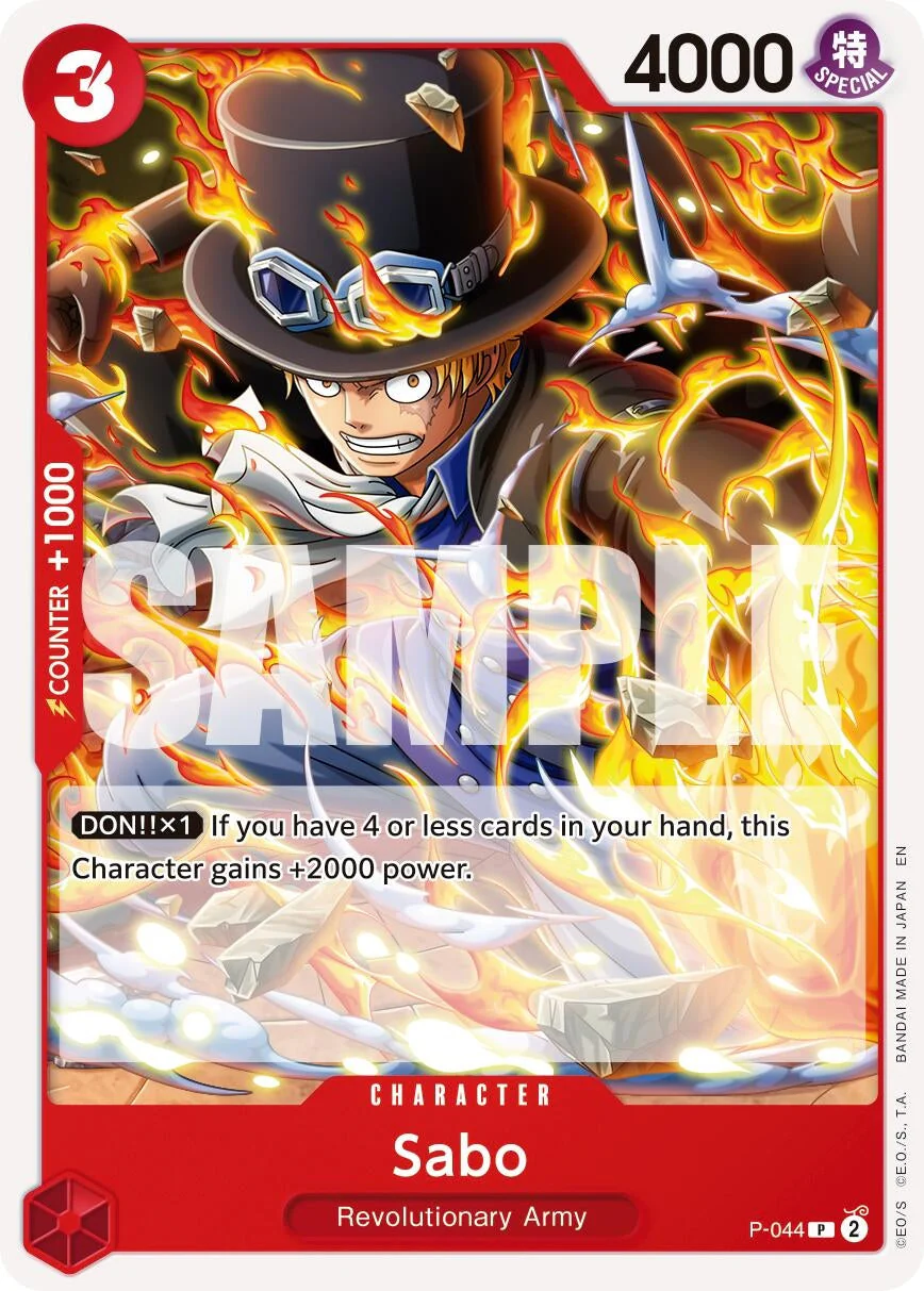 Sabo - P-044 (Reprint) (P-044) (Premium Booster -The Best- Vol. 2)