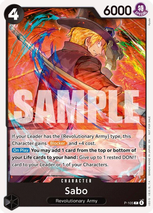 Sabo (Store Tournament 2025 Vol. 4) (P-105) (One Piece Promotion Cards)