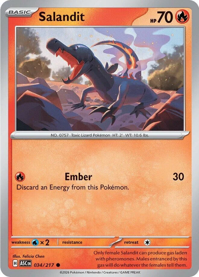Salandit (034/217) (ME: Ascended Heroes)