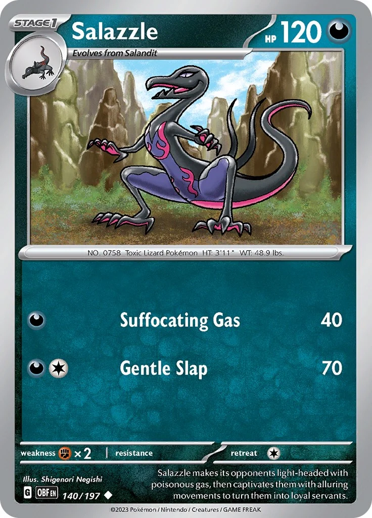 Salazzle (140/197) (SV03: Obsidian Flames)