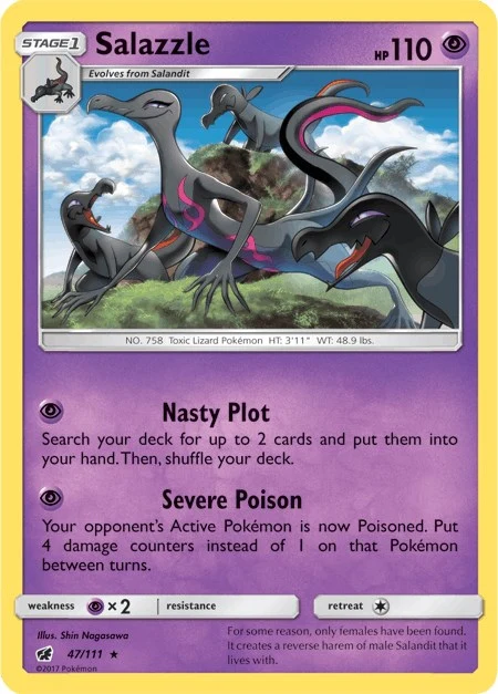 Salazzle (47/111) (SM - Crimson Invasion)
