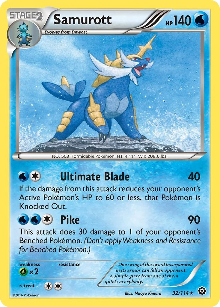 Samurott (32/114) (XY - Steam Siege)