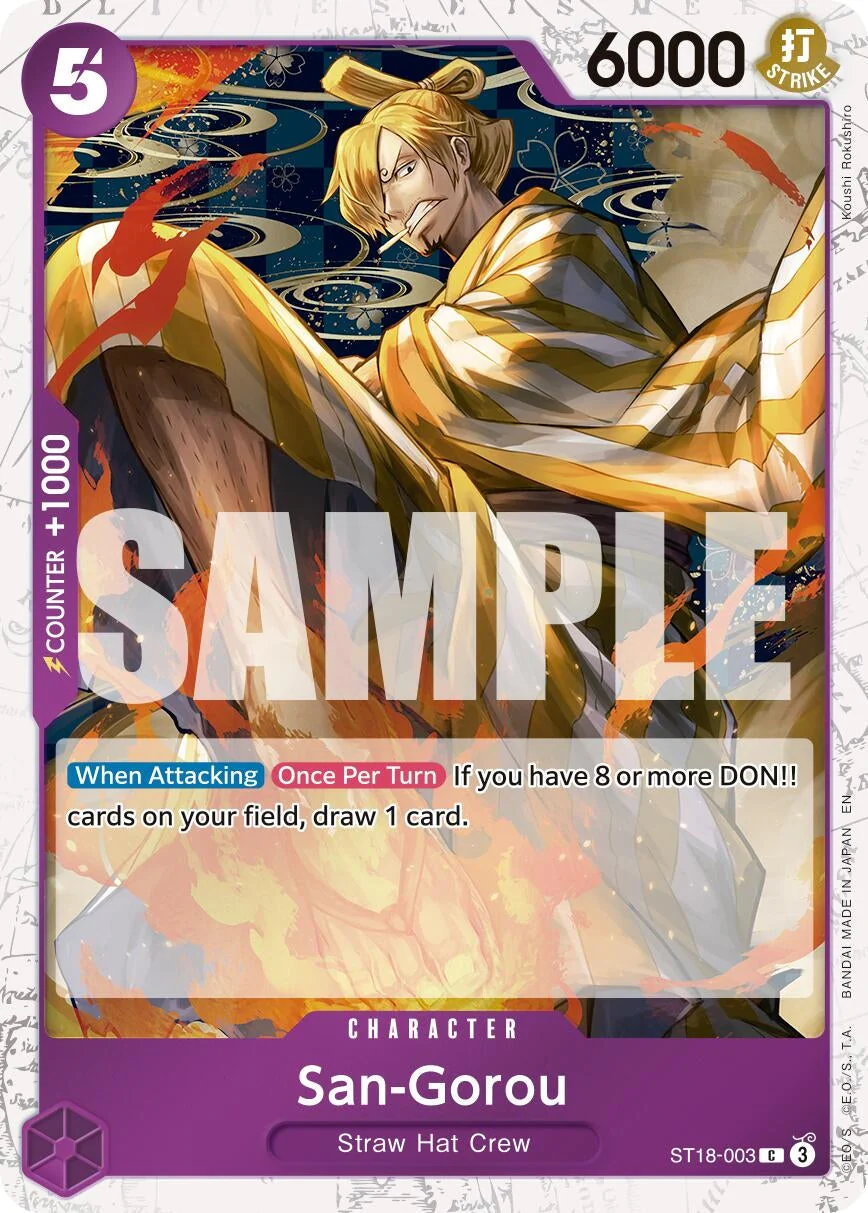 San-Gorou (Pirate Foil) (ST18-003) (Premium Booster -The Best- Vol. 2)