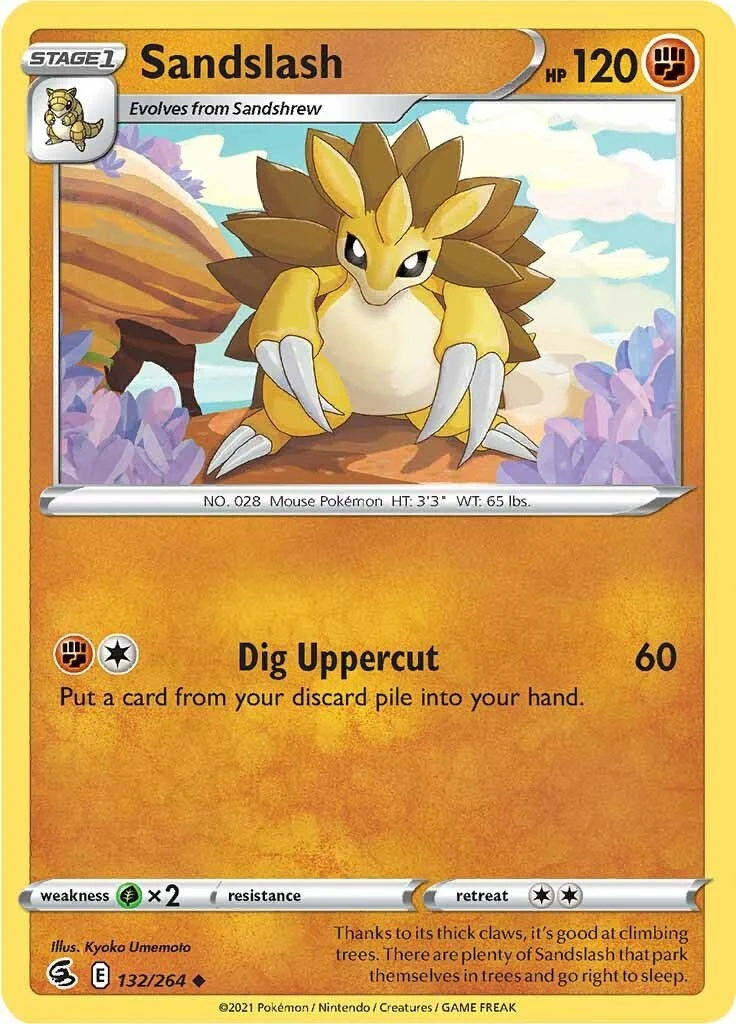 Sandslash (132/264) (SWSH08: Fusion Strike)