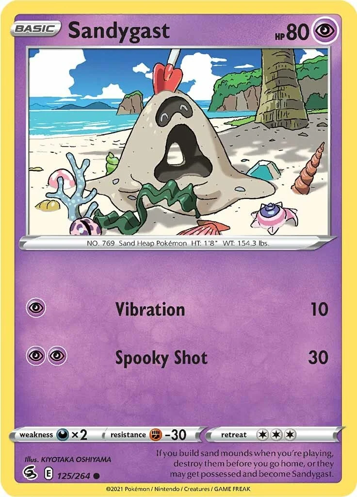 Sandygast (125/264) (SWSH08: Fusion Strike)