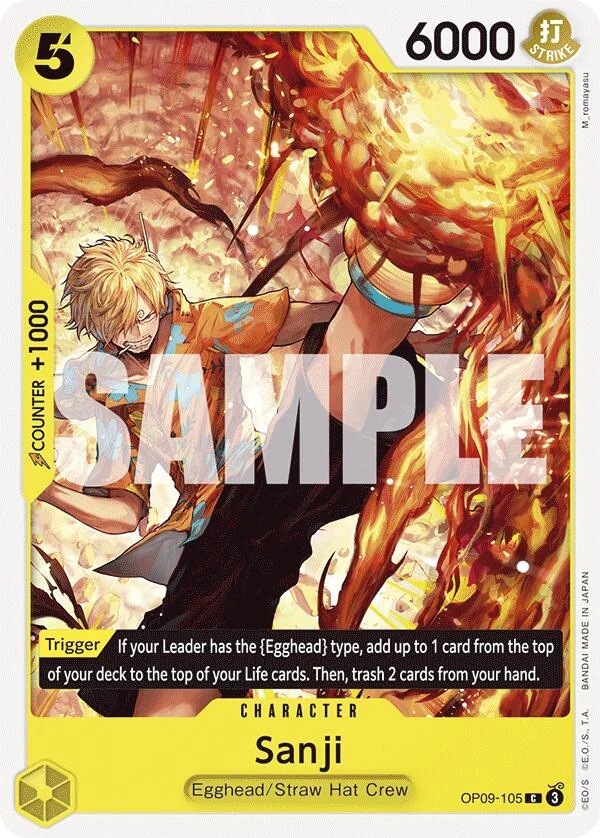 Sanji (105) (OP09-105) (Emperors in the New World)