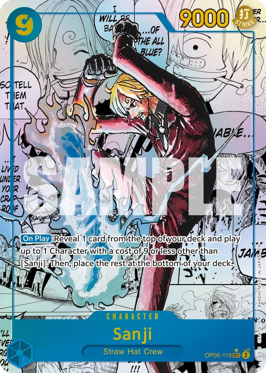 Sanji - OP06-119 (Manga) (OP06-119) (Premium Booster -The Best- Vol. 2)