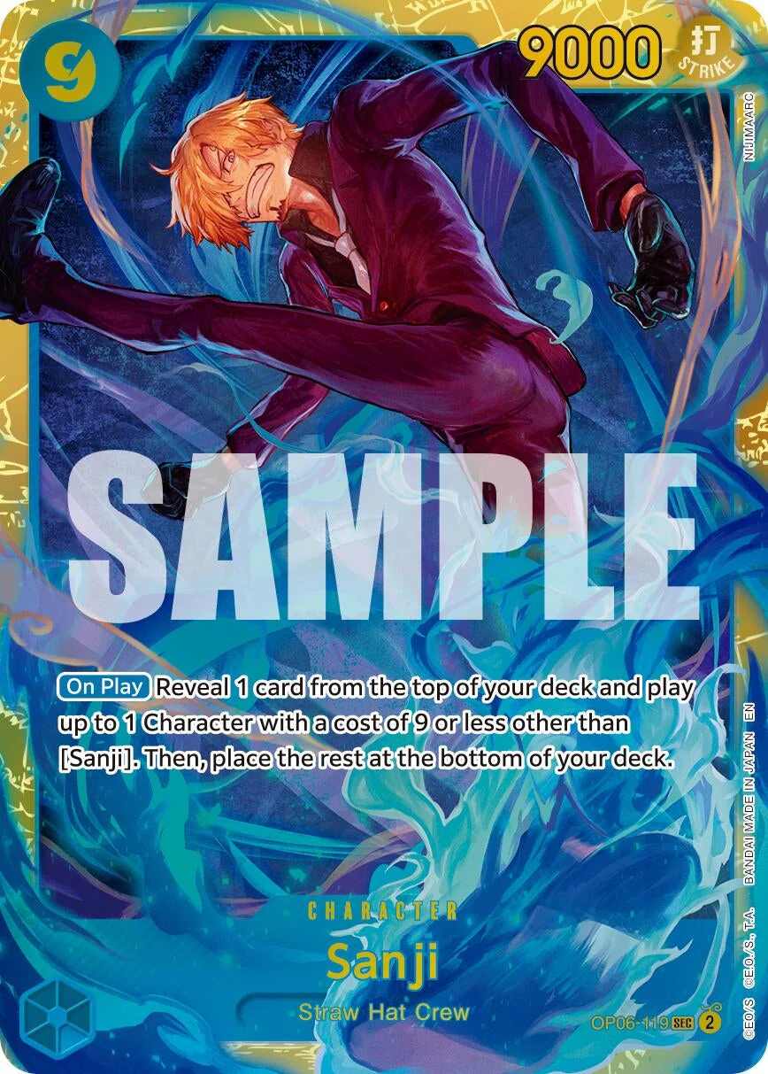 Sanji - OP06-119 (Reprint) (OP06-119) (Premium Booster -The Best- Vol. 2)