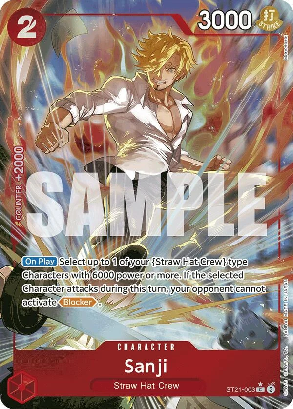 Sanji (Parallel) (ST21-003) (Starter Deck EX: Gear 5)