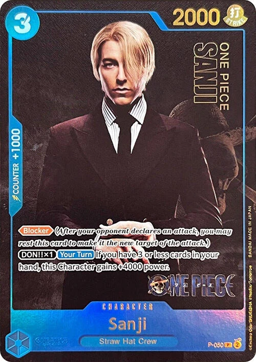 Sanji (Premium Card Collection -Live Action Edition-) (P-050) (One Piece Promotion Cards)