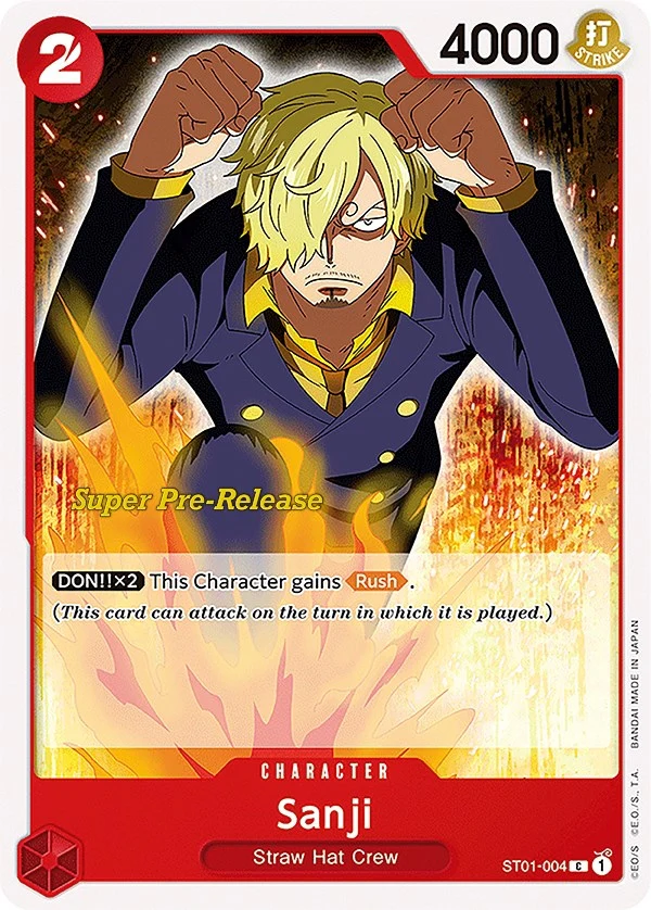 Sanji (ST01-004) (Super Pre-Release Starter Deck 1: Straw Hat Crew)