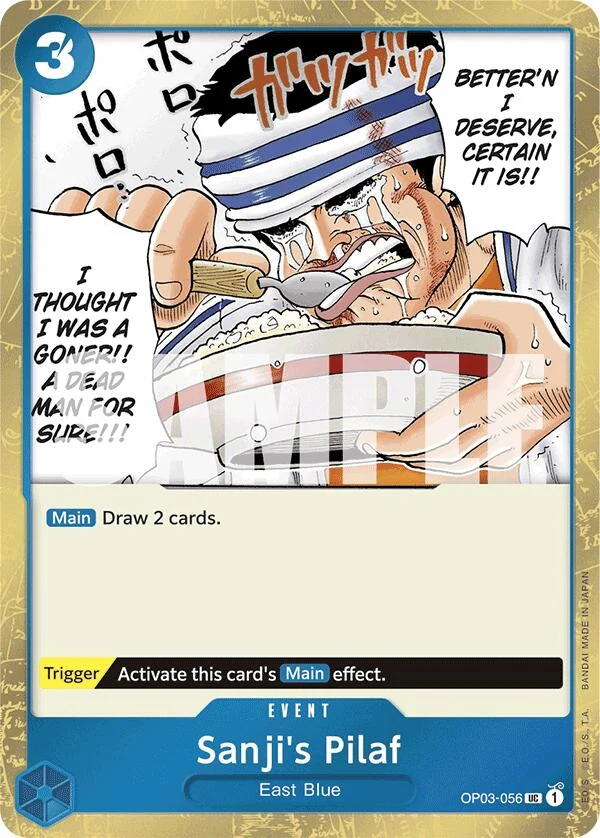 Sanji's Pilaf (Jolly Roger Foil) (OP03-056) (Premium Booster -The Best-)
