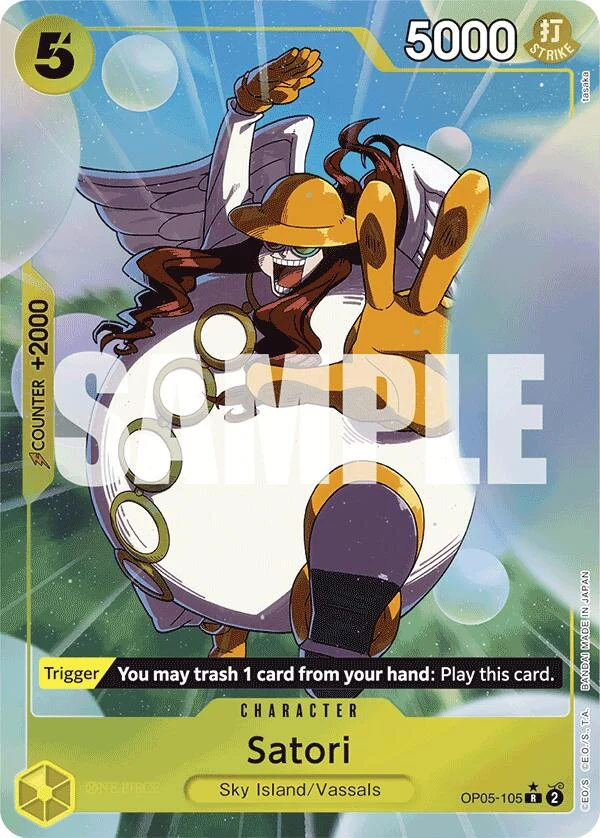 Satori (Alternate Art) (OP05-105) (Premium Booster -The Best-)