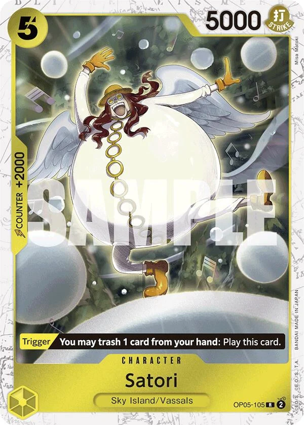 Satori (Jolly Roger Foil) (OP05-105) (Premium Booster -The Best-)