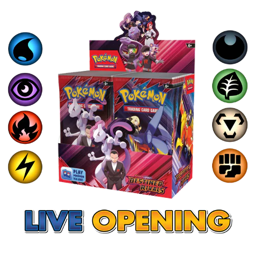 Scarlet & Violet: Destined Rivals - 216 Booster Pack Energy Break (Live)