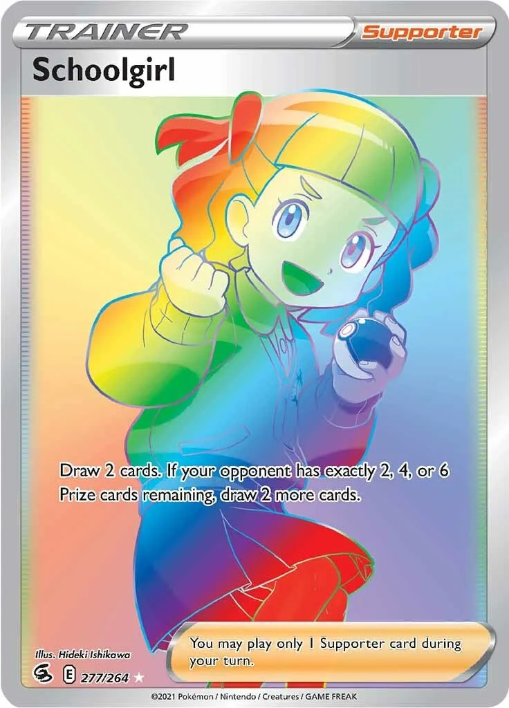 Schoolgirl (Secret) (277/264) (SWSH08: Fusion Strike)