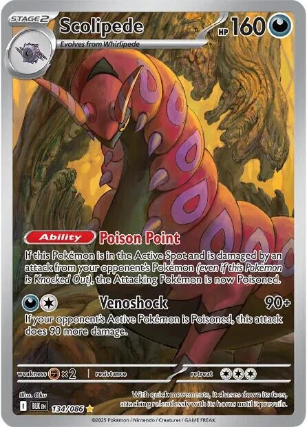 Scolipede (134/086) (SV: Black Bolt)