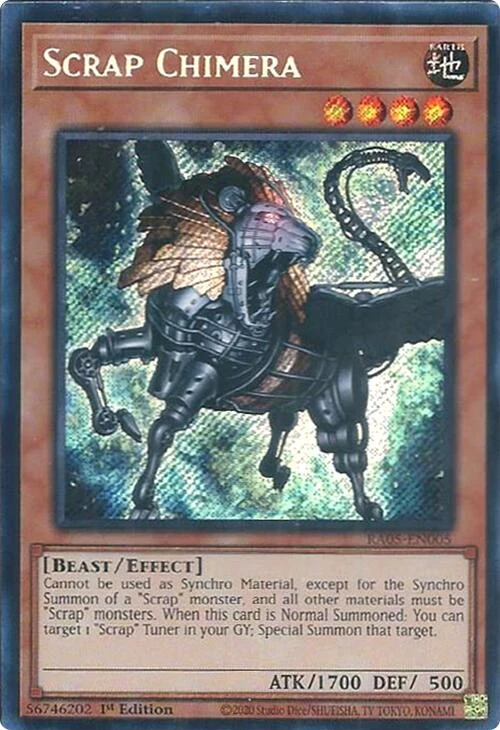 Scrap Chimera (Secret Rare) (RA05-EN005) (Rarity Collection 5)