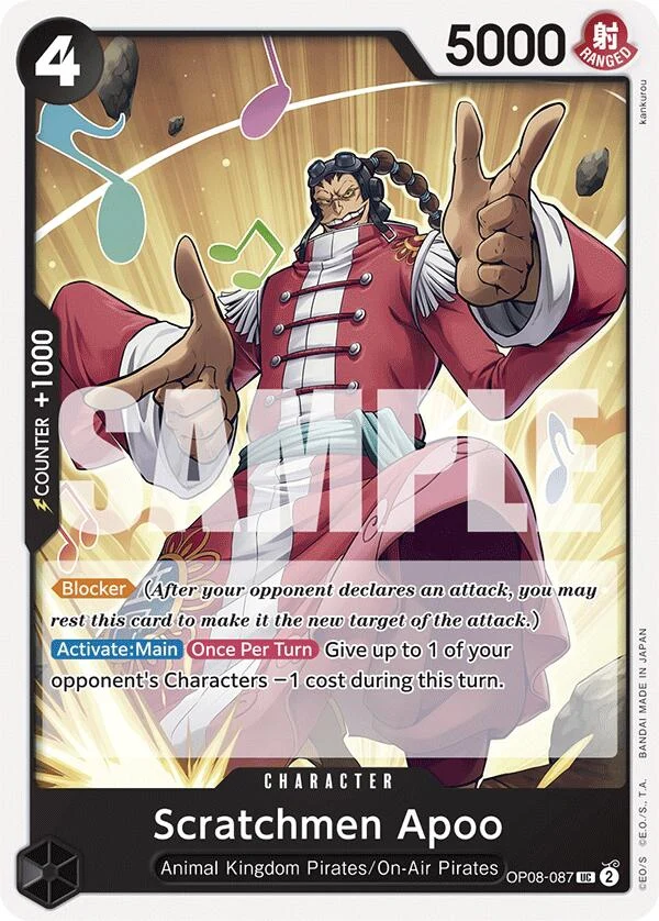 Scratchmen Apoo (OP08-087) (Two Legends)