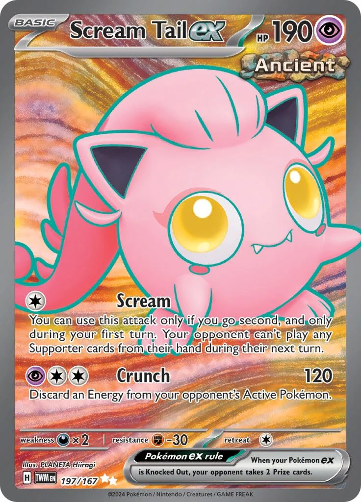 Scream Tail ex (197/167) (SV06: Twilight Masquerade)