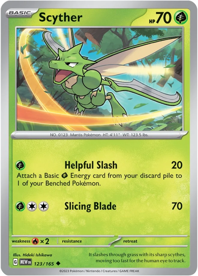Scyther (123/165) (SV: Scarlet & Violet 151)