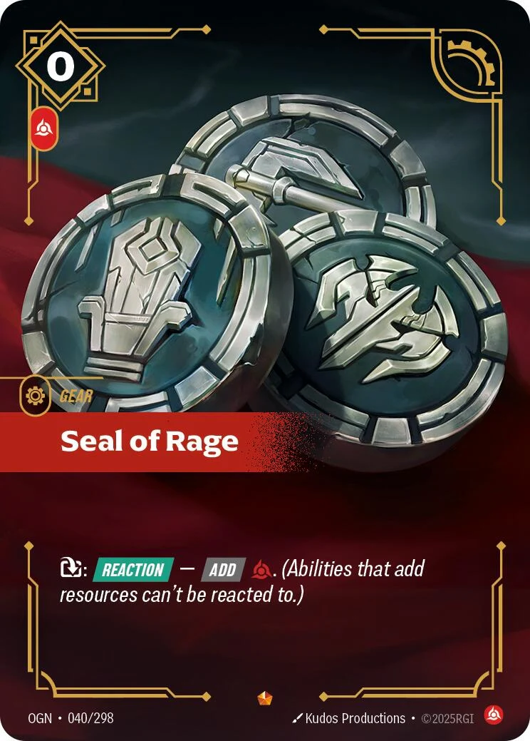 Seal of Rage (040/298) (Origins)