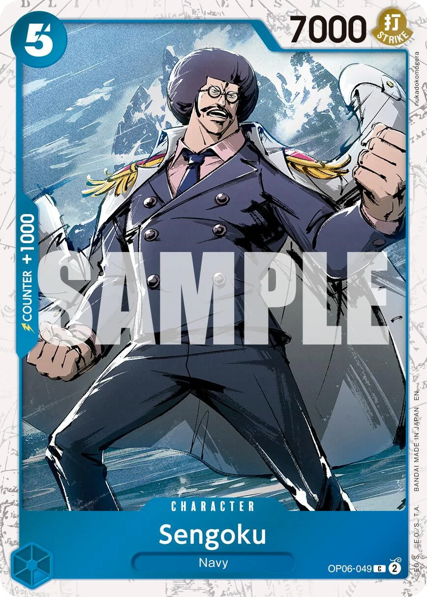Sengoku - OP06-049 (Pirate Foil) (OP06-049) (Premium Booster -The Best- Vol. 2)