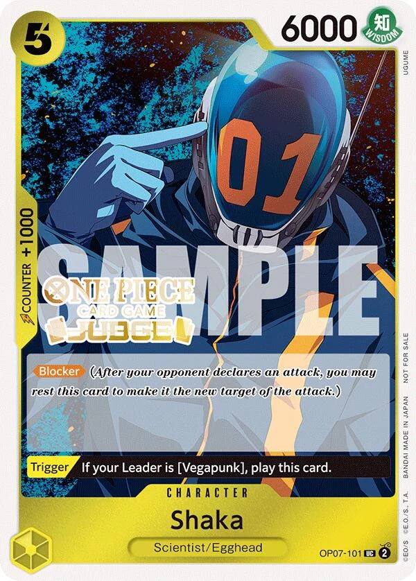 Shaka (Judge Pack Vol. 5) (OP07-101) (One Piece Promotion Cards)