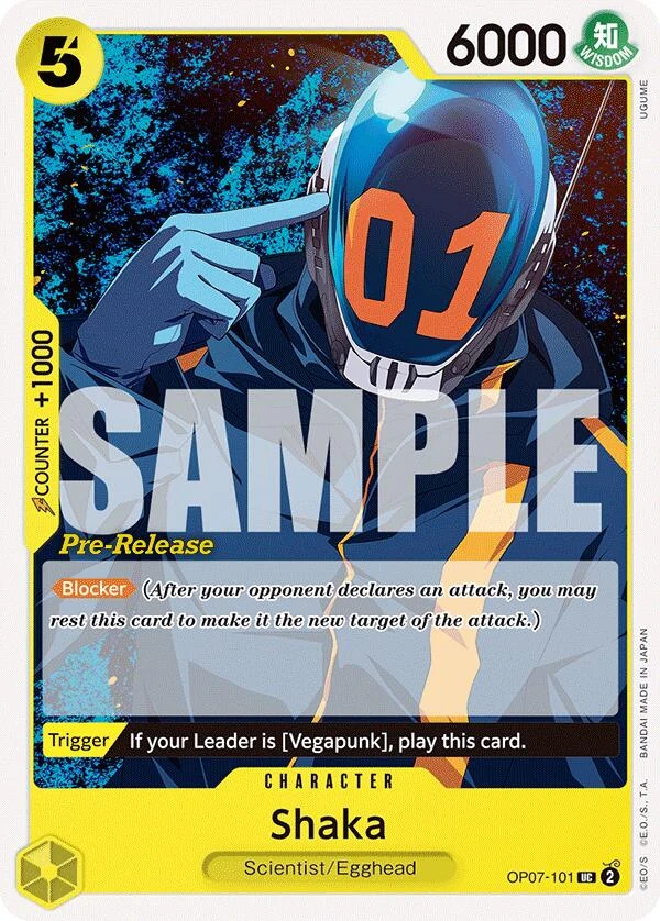 Shaka (OP07-101) (500 Years in the Future Pre-Release Cards)