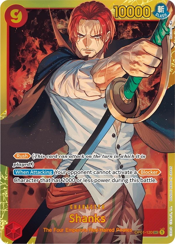 Shanks (OP01-120) (Romance Dawn)