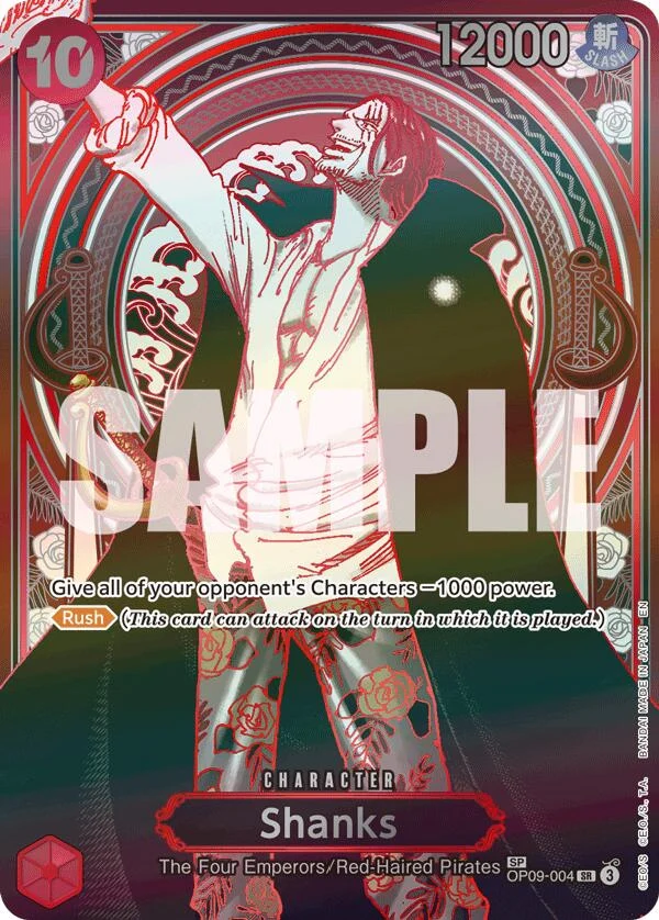 Shanks - OP09-004 (SP) (Silver) (OP09-004) (Carrying On His Will)