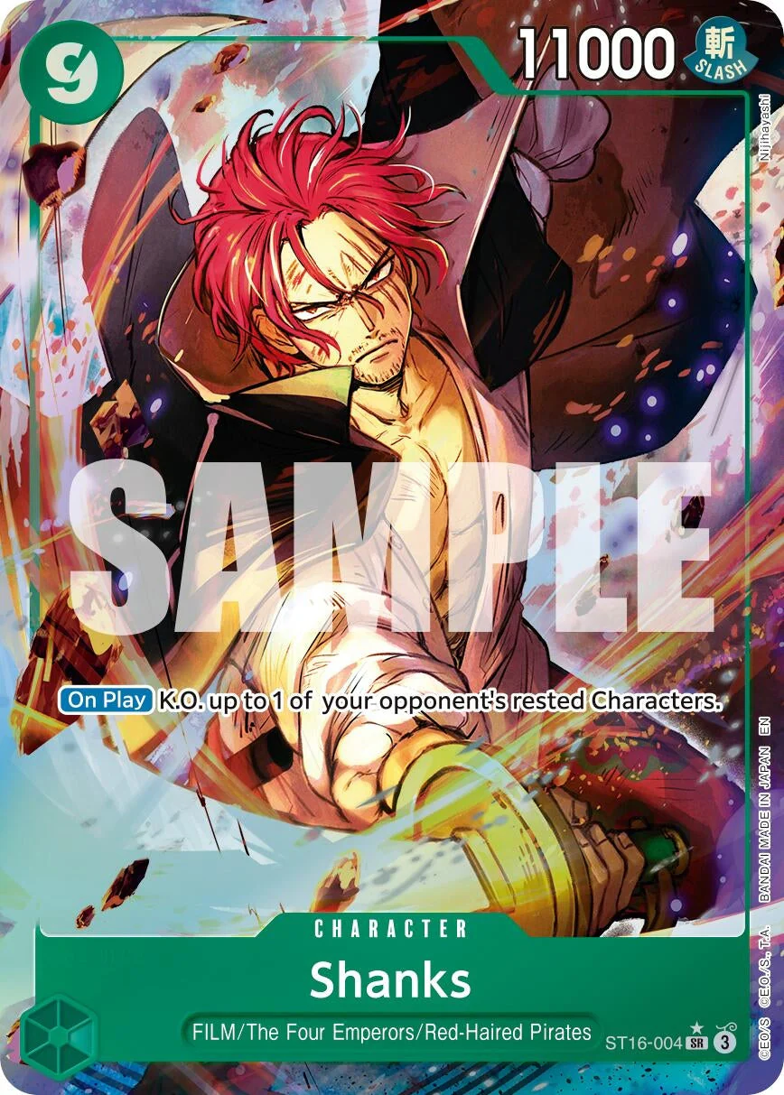 Shanks - ST16-004 (Alternate Art) (ST16-004) (Premium Booster -The Best- Vol. 2)