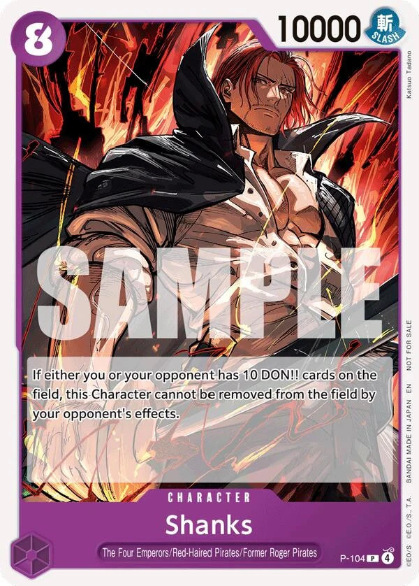 Shanks (Store Tournament 2025 Vol. 4) (P-104) (One Piece Promotion Cards)