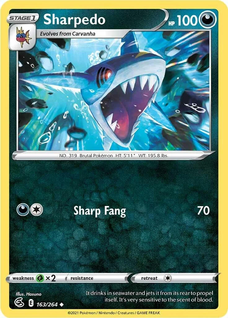 Sharpedo (163/264) (SWSH08: Fusion Strike)