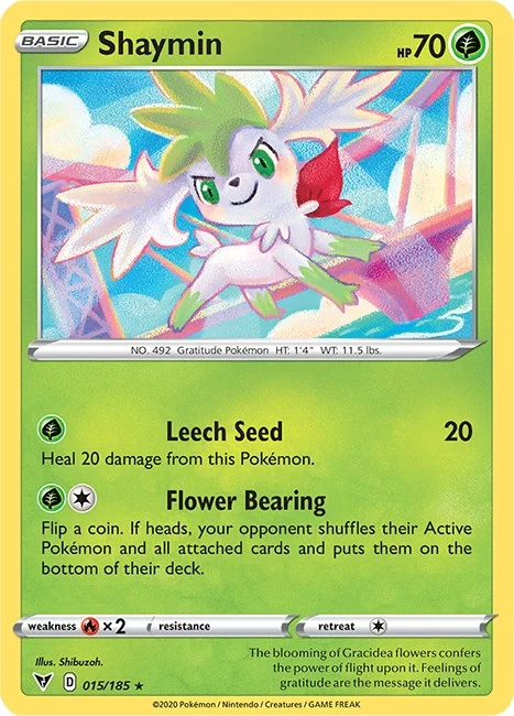 Shaymin (015/185) (SWSH04: Vivid Voltage)